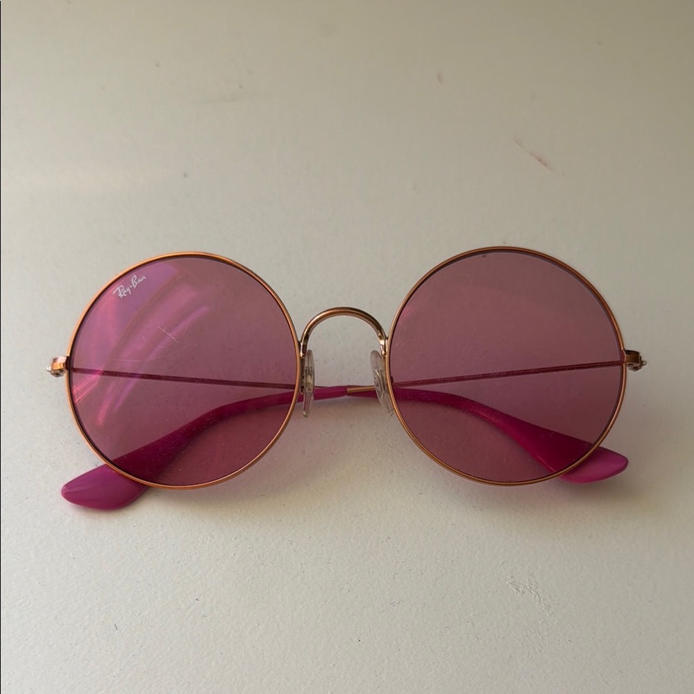 Round Pink Ray-Ban - Picture 2 of 3
